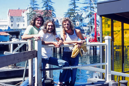 Greg Lord, Bob Spence, Wayne McPhail and Feb 1975