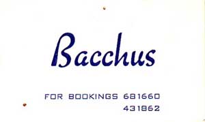 Baccus Bussiness Card