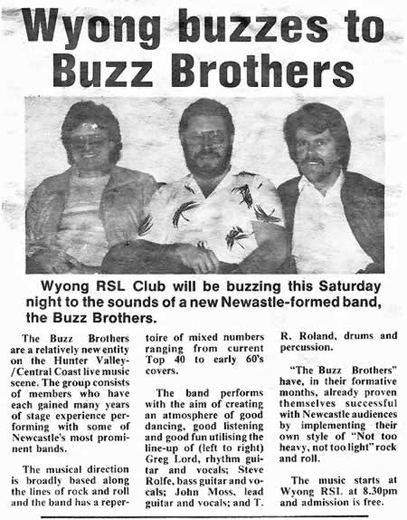 Buzz Brothers Newspaper Clipping