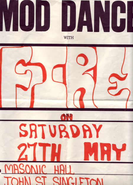 Fires Fist Gig Poster