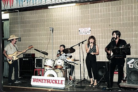 Honeysuckle live on stage