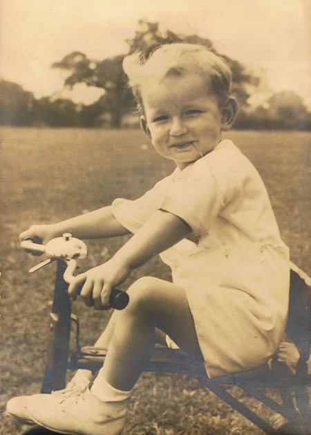 John on a Dinky Bike